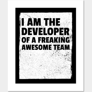 I am the developer of a freaking awesome team Posters and Art